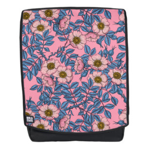 Sac À Dos Motif rose de chien