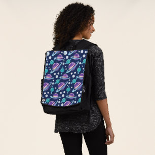 Sac À Dos Motif spatial, Planètes, Étoiles, Galaxie, Cosmos