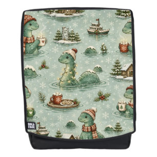 Sac À Dos Nessie de Noël Monstre du Loch Ness Confortable Cr