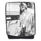 Sac à dos noir et blanc de Kurt Cobain