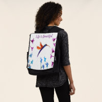 Oiseau Art Floral Colibri