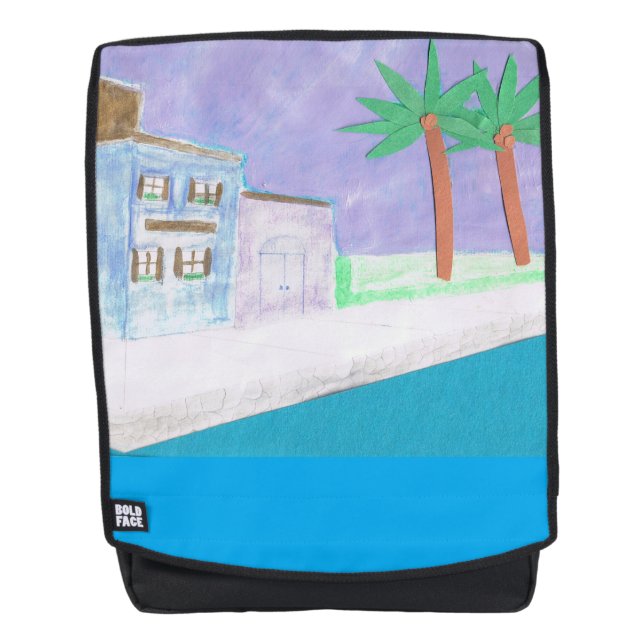 Sac À Dos Pack arrière avec conception caribéenne (Devant)
