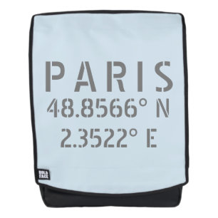 Sac À Dos Paris Latitude Longitude