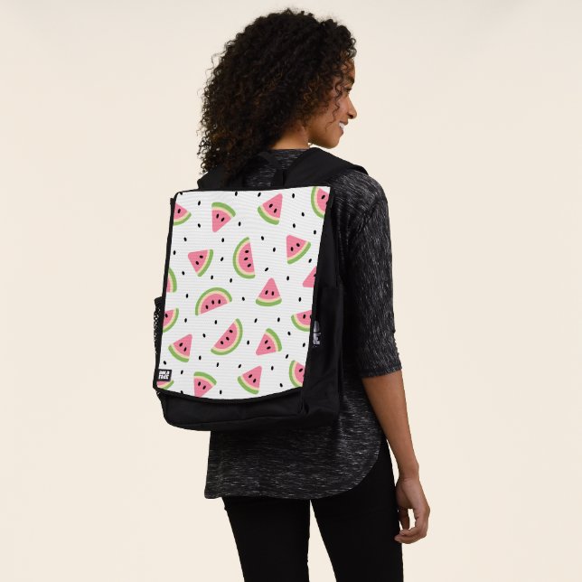 Sac À Dos Pastèque rose, Graines de pastèque, Motif d'été (Porté)