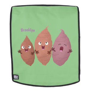 Sac À Dos Patates douces mignonnes chantant en dessin animé