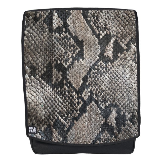 Sac À Dos Peau de serpent Python tendance - Rich Elegant Mod (Devant)