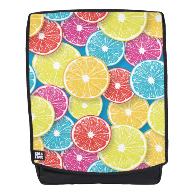 Sac À Dos Pièces de fruits d'agrumes (Devant)