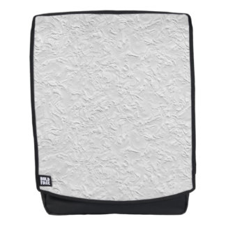 Sac À Dos Pierre texturée blanche, Art Abstrait monochrome