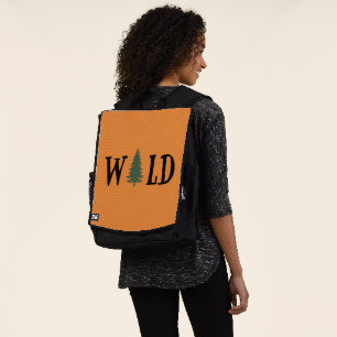Sac À Dos Pins dans la forêt sauvage