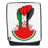 Poing de résistance palestinienne sur le symbole d