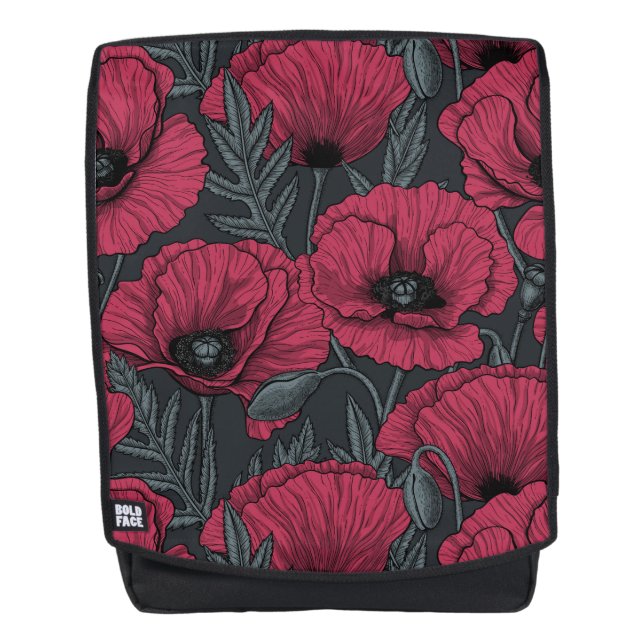 Sac À Dos Poppies à Viva Magenta (Devant)