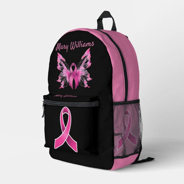 Sac à dos pour la sensibilisation au cancer du sei (Coin arrière droit)