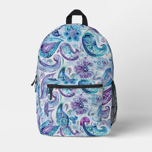 Sac à dos Preppy Paisley (Recto)