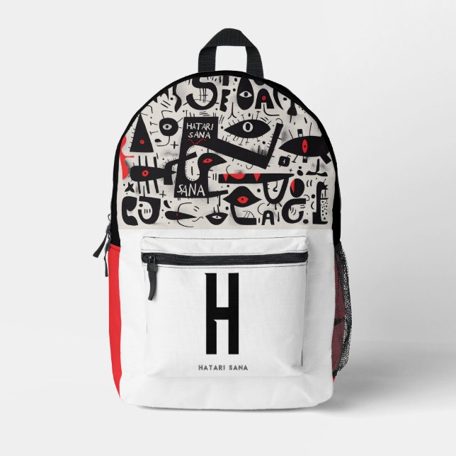 Sac à dos "Printemps/Été 2024" par HATARI SANA (Recto)