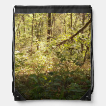 Sac à dos profond de cordon en bois