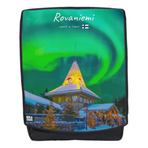 Sac À Dos Rovaniemi, Finlande - Aurore magique 