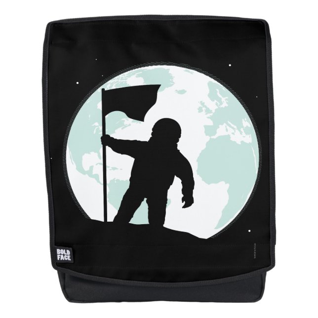 Sac À Dos Silhouette d'astronaute (Devant)