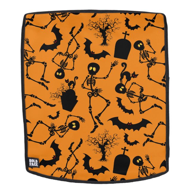 Sac À Dos Skeletons d'Halloween Macabre Dance (Devant amovible)