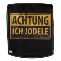 SYMBOLE Yodel allemand ACHTUNG ICH JODELE Lustig