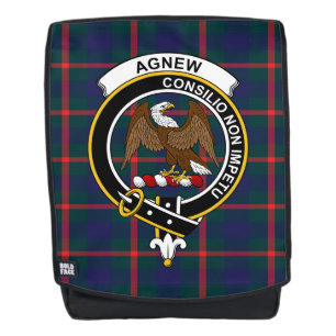 Sac À Dos Tartan De Cimier De Clan Agnew