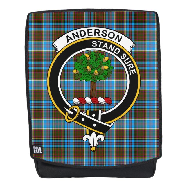 Sac À Dos Tartan Plaid De Clan Crest (Devant)