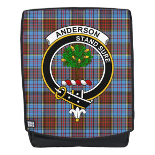 Sac À Dos Tartan Plaid De L'Anderson Moderne Clan Crest