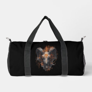 Sac à dos tête de bélier Occultisme Steampunk Art 