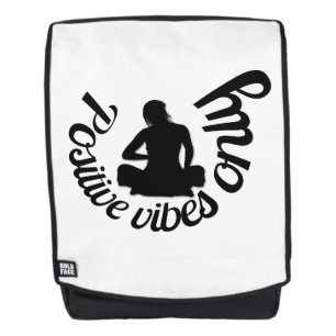 Sac À Dos Vibes positives seulement Méditation Zen Yoga