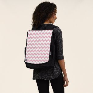 Sac À Dos Zigzag rose, Chevron rose, Motif géométrique