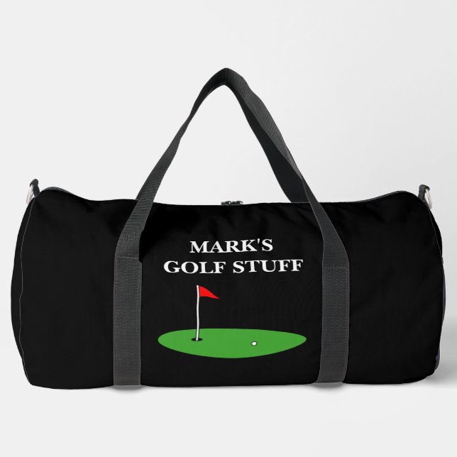 Sac à double grande taille personnalisé pour golfe (Recto)