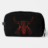 Sac à double Red Ghost Dance Buffalo ligne noire