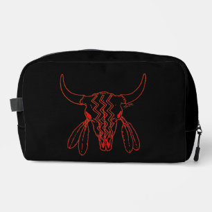 Sac à double Red Ghost Dance Buffalo ligne noire