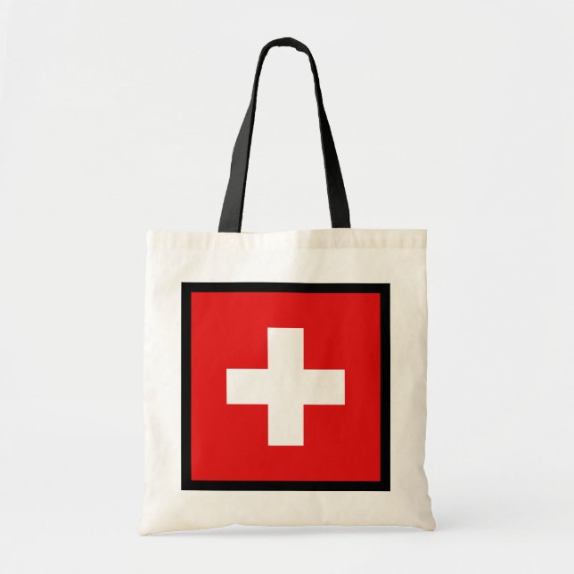 Sac à drapeau Suisse (Devant)