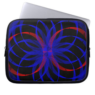 Sac À Électronique Géométrique Double Myrtille