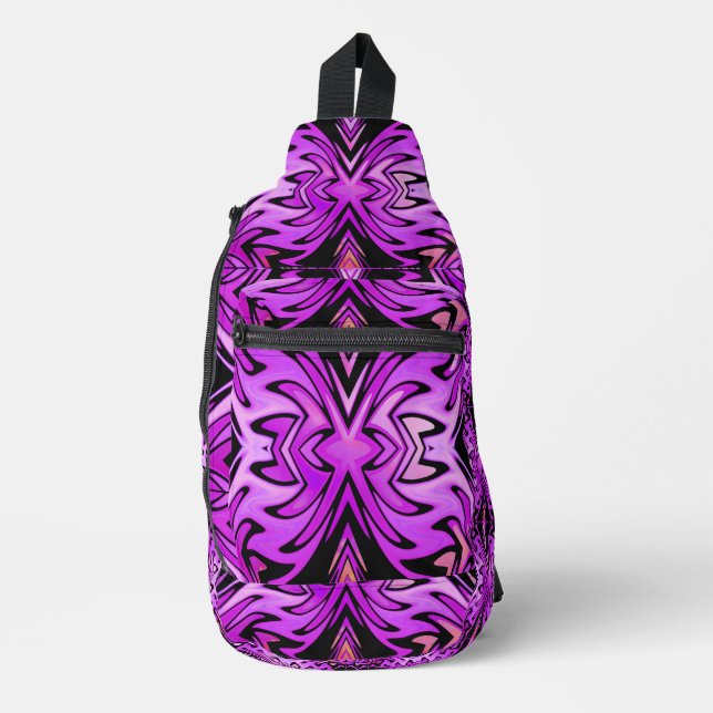 Sac à élingue de flamme Lilac Tribe Rétro (Recto)
