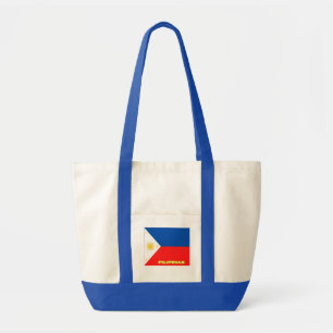 Sac à épaule avec drapeau des Philippines imprimé