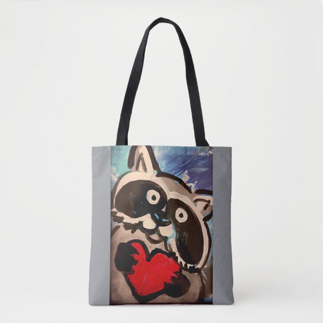 Sac à épaule Raccoon (Devant)