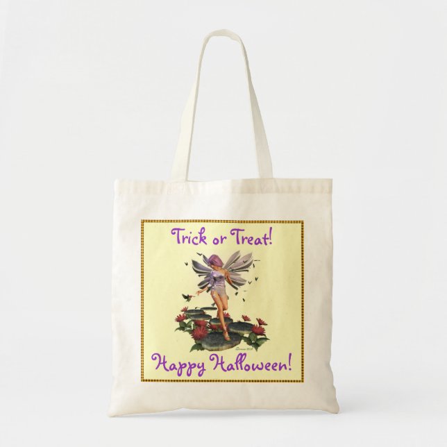 Sac à fée ou à traiter Halloween (Devant)
