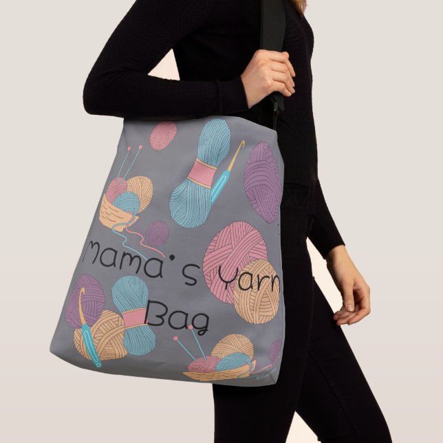 Sac à fils croisés personnalisable (De près)