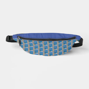 Sac à fleurs bleu