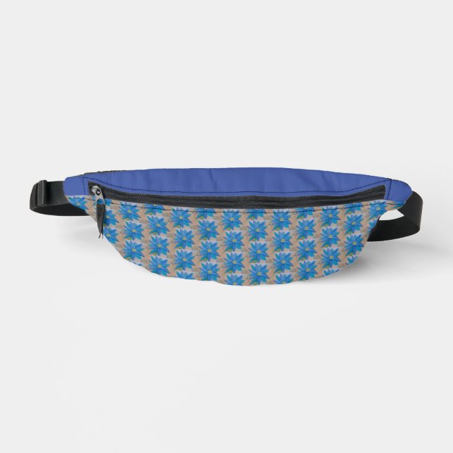 Sac à fleurs bleu (Recto)