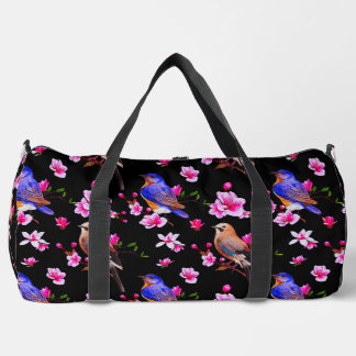 Sac à gros duffel pour les oiseaux et les fleurs