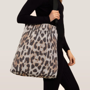 Sac à gros plan de peau léopard