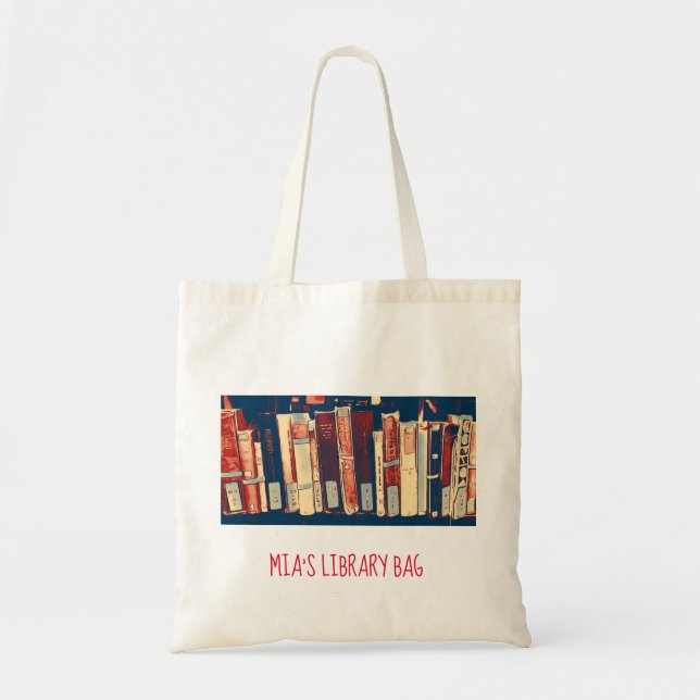 Sac à la mode de bibliothèque de lecture de tween (Devant)