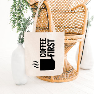 Sac à main avec design de tasse fumante en gras