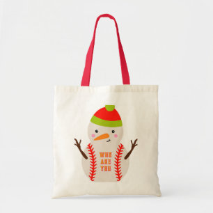 Sac à main bonhomme de neige baseball