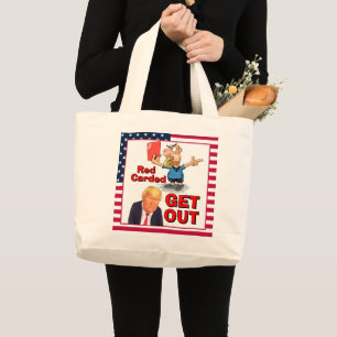 Sac à main carton rouge