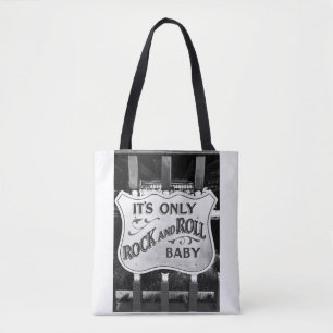 Sac à main 'C'est juste du rock and roll bébé'