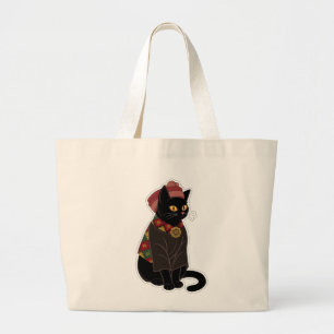 Sac à main Chat Noir Chef Tribal