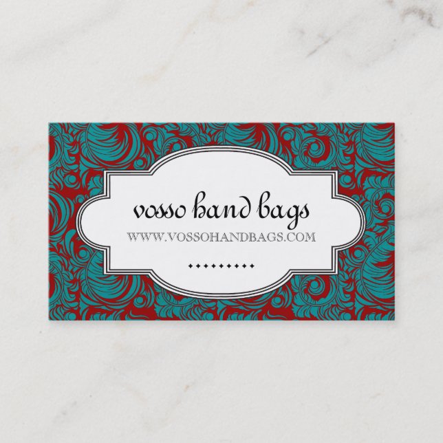 Sac à main chic - carte de visite d'Etsy (Devant)